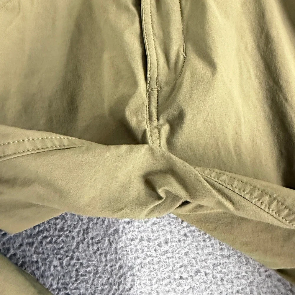 The North Face‎ Hiking Pants Mens 34 Green Nylon Stretch Straight Leg Outdoor